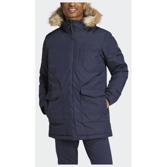 adidas Paveric Fur Parka, størrelse X-Small on Productcaster.