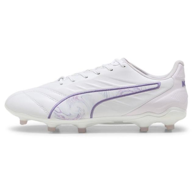 PUMA King Pro Fg/ag Brilliance - Valkoinen/spring Lavender Nainen Limited Edition, koko 41 on Productcaster.