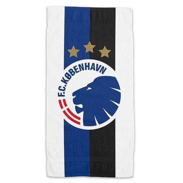 Fc Copenhagen Towel - White/blue/black - Fck, size One Size on Productcaster.