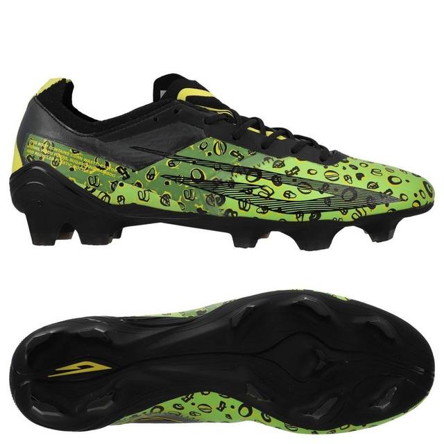 Sokito X Unisport Scudetta Fg Bio Stuff - Green/black/yellow Limited Edition - Grass (Fg), size UK6/EU39 ½ on Productcaster.