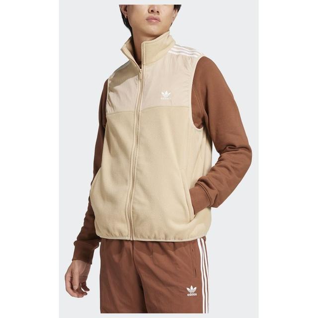 adidas Original Adicolor 3-stripes Microfleece Vest, størrelse X-Small on Productcaster.