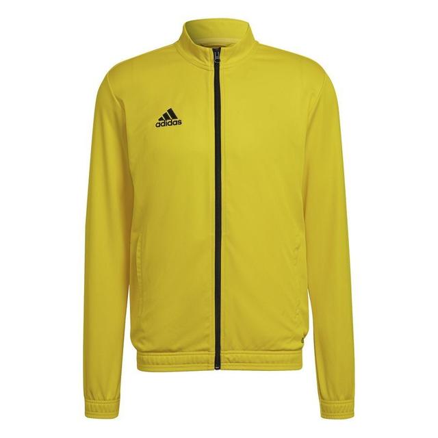 adidas Track Jacket Entrada 22 - Team Yellow/black, size Small on Productcaster.