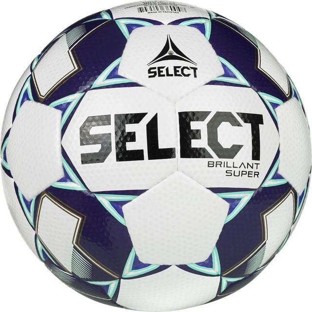 Select Football Brillant Super V22 - White/purple, size Ball SZ. 4 on Productcaster.