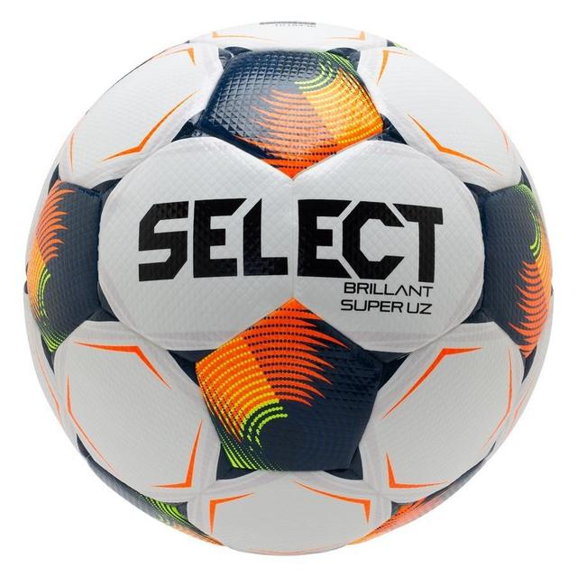 Select Football Brillant Super Uz V25 - White/orange, size Ball SZ. 5 on Productcaster.