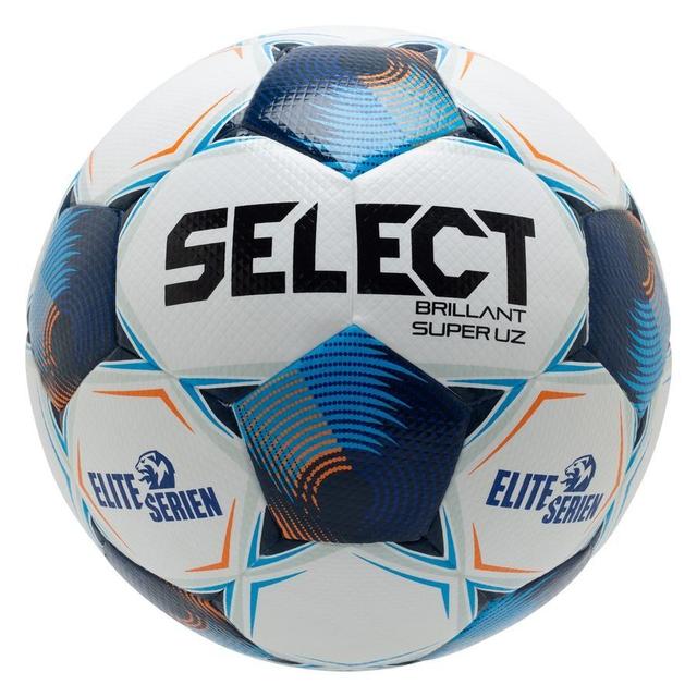 Select Football Brillant Super Uz V25 Eliteserien - White/blue, size Ball SZ. 5 on Productcaster.