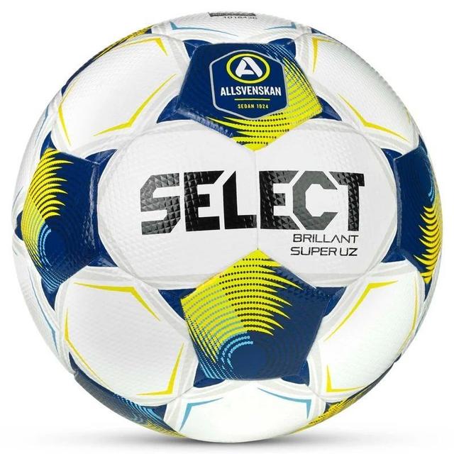 Select Football Brillant Super Uz V25 Allsvenskan - White/yellow, size Ball SZ. 5 on Productcaster.