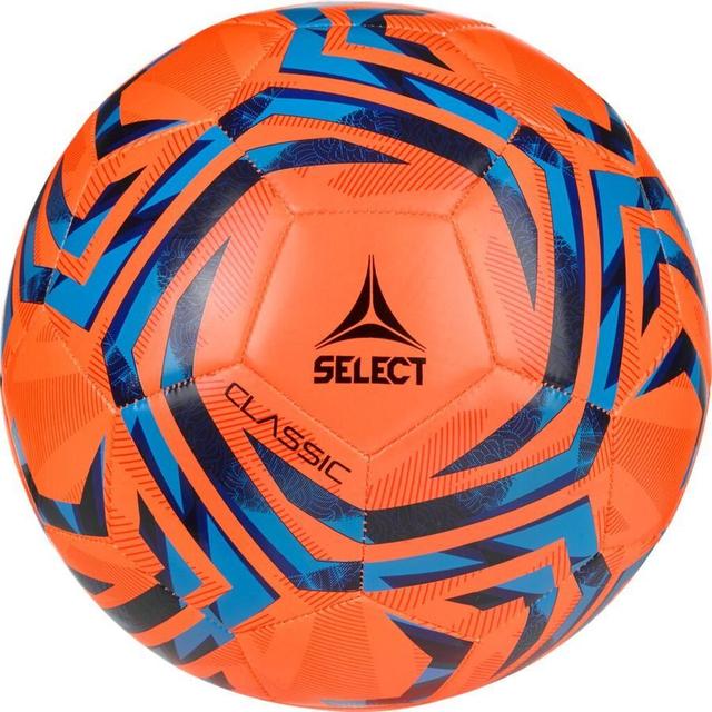 Select Football Classic V25 - Orange/blue, size Ball SZ. 4 on Productcaster.