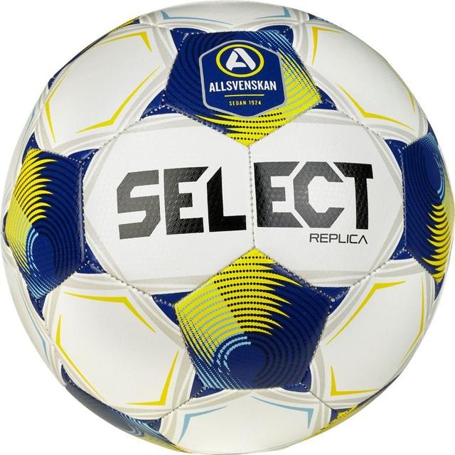 Select Football Replica V25 Allsvenskan - White/yellow, size Ball SZ. 5 on Productcaster.