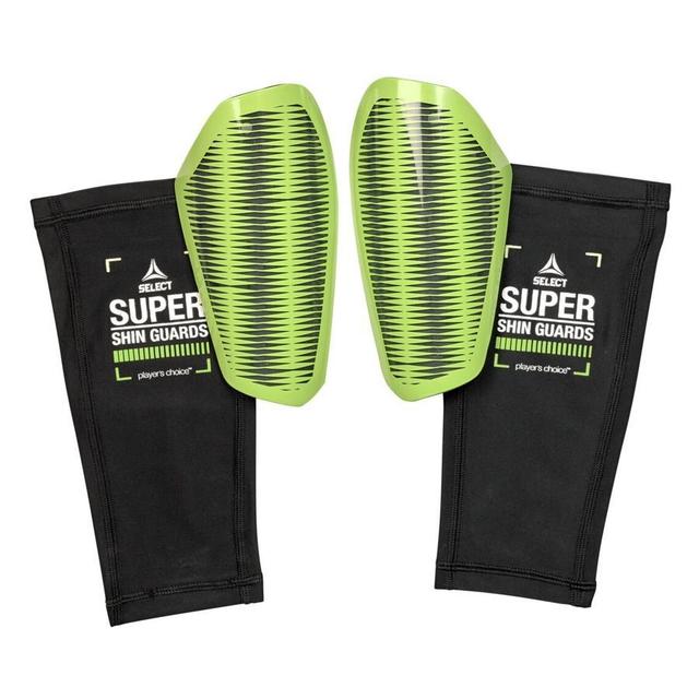 Select Shin Pads Super V25 - Black/green, size Medium: 170 cm on Productcaster.