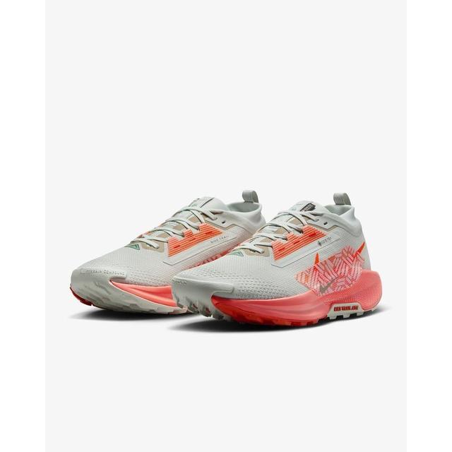 Nike Running Shoe Pegasus Trail 5 Gore-tex - Silver/hyper Crimson/wild Mango, size 44 on Productcaster.