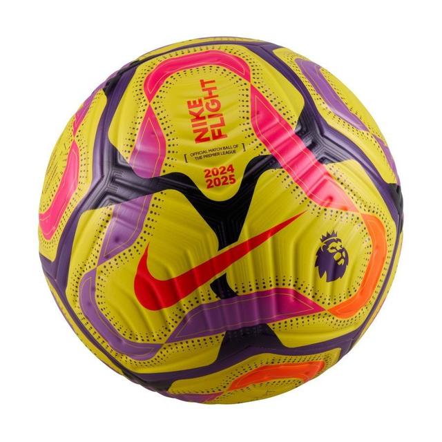 Nike Football Flight Premier League Hi-vis - Yellow/disco Purple/bright Crimson, size Ball SZ. 5 on Productcaster.