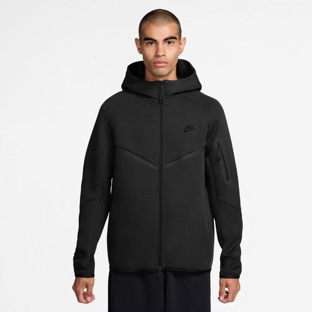 Nike Hoodie Tech Fleece 24 Fz Windrunner - Black, size Small on Productcaster.