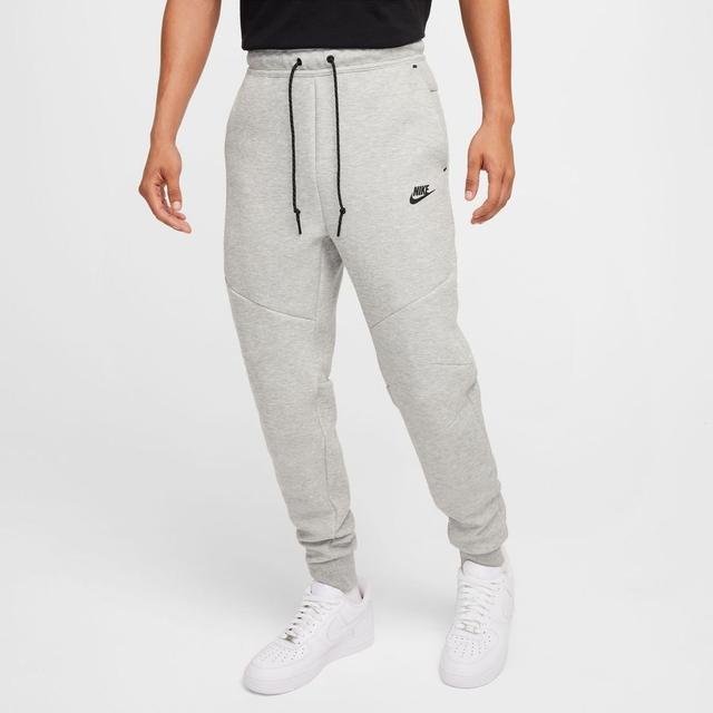 Nike Sweatpants Tech Fleece 24 - Dk Grey Heather/black, size Large on Productcaster.