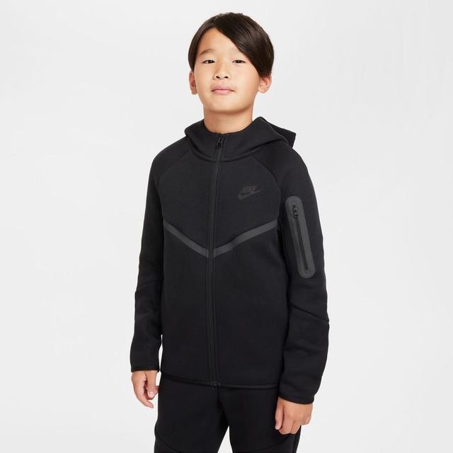 Nike Hoodie Nsw Tech Fleece Fz 24 - Black Kids, size XS: 122-128 cm on Productcaster.