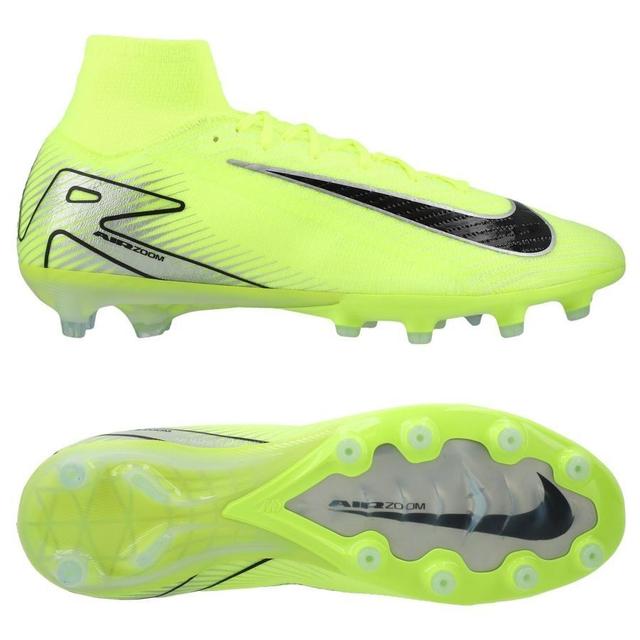 Nike Air Zoom Mercurial Superfly 10 Elite Ag-pro Mad Voltage - Volt/black - Artificial Grass (Ag), size 36 on Productcaster.