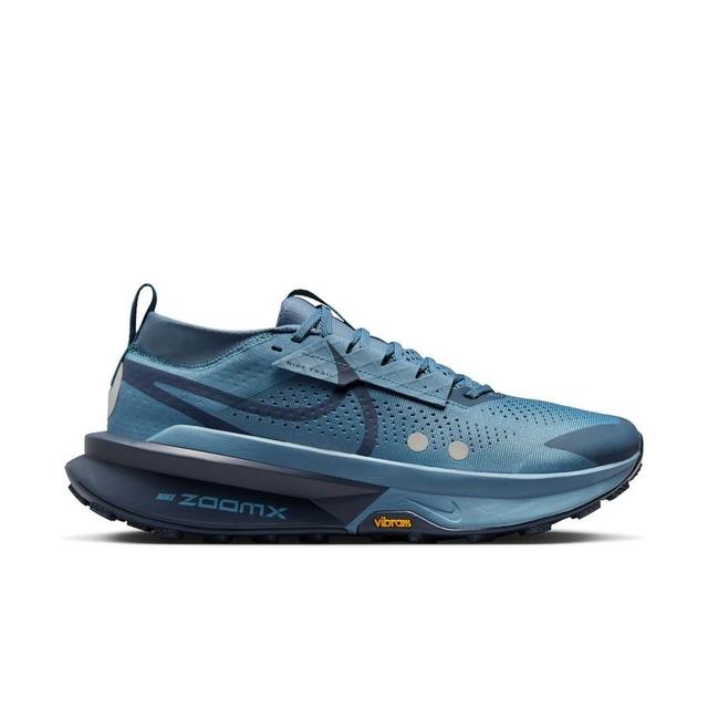 Nike Running Shoe Zegama Trail 2 - Smokey Blue/armory Navy/metallic Platinum, size 40½ on Productcaster.