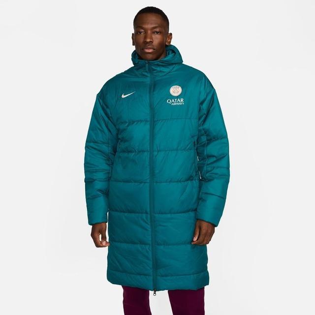 Paris Saint Germain Winter Jacket Therma-fit Academy Pro Sdf - Geode Teal/guava Ice - Nike, size X-Large on Productcaster.