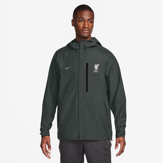 Liverpool Jacket Storm-fit Legacy Hooded - Night Forest/reflect Silver - Nike, size XX-Large on Productcaster.