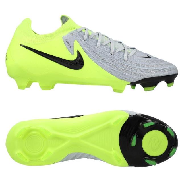 Nike Phantom Gx Ii Pro Fg Mad Voltage - Metallic Silver/black/volt - Grass (Fg), size 47 on Productcaster.