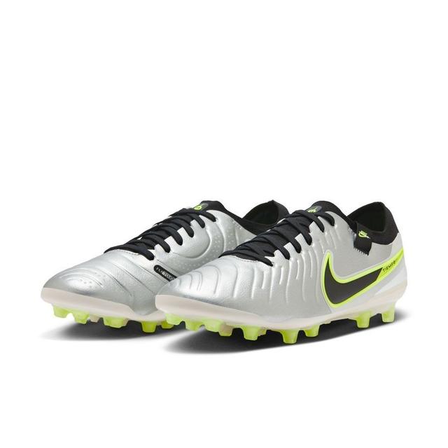 Nike Tiempo Legend 10 Pro Ag-pro Mad Voltage - Hopea/musta/neon - Tekonurmi (Ag), koko 36 on Productcaster.