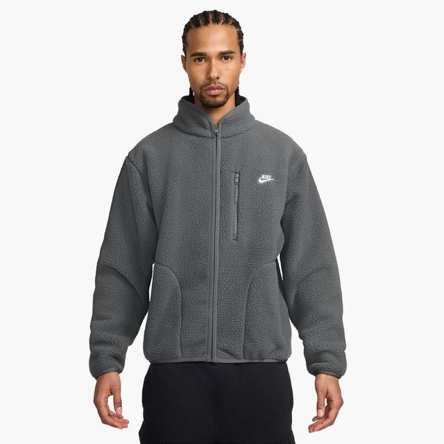 Nike Seasonal Winter Jacket Club - Iron Grey/white, size Medium on Productcaster.