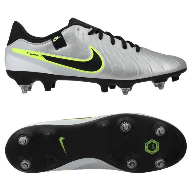 Nike Tiempo Legend 10 Academy Sg-pro Anti-clog Mad Voltage - Silber/schwarz/neon - Weicher Naturrasen (Sg), Größe 44 on Productcaster.