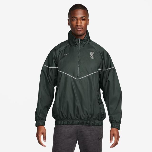 Liverpool Windrunner Anorak - Night Forest/reflect Silver - Nike, size XX-Large on Productcaster.