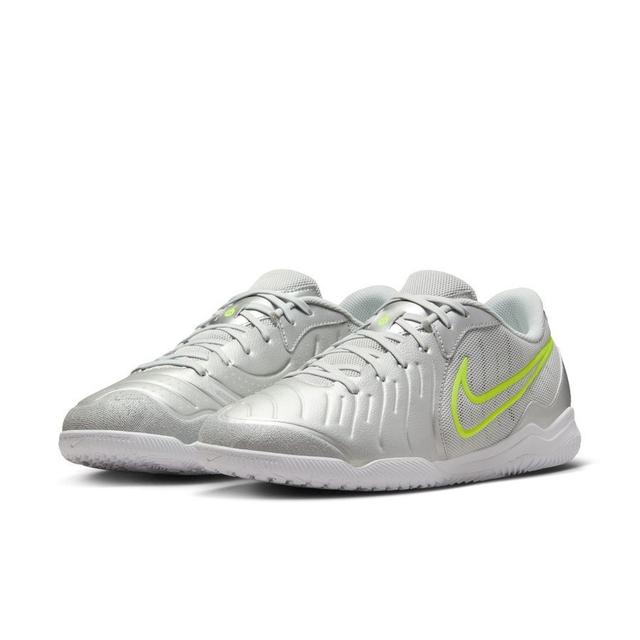 Nike Tiempo Legend 10 Academy Ic Mad Voltage - Metallic Silver/white/volt - Indoor (Ic), size 42 on Productcaster.