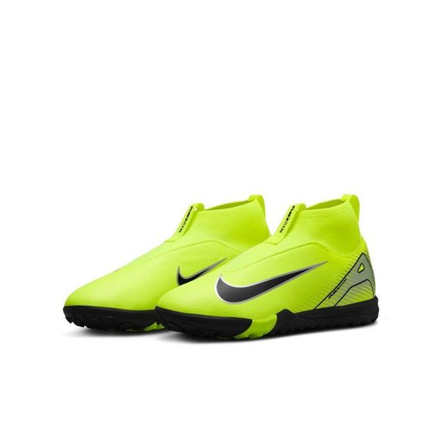 Nike Air Zoom Mercurial Superfly 10 Academy Tf Mad Voltage - Volt/black Kids - Turf (Tf), size 38½ on Productcaster.