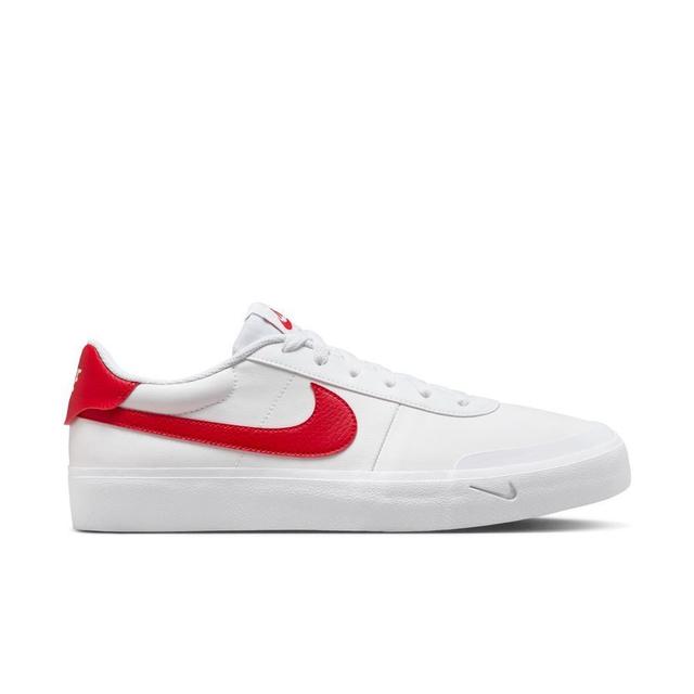 Nike Sneaker Court Shot - White/university Red, size 46 on Productcaster.