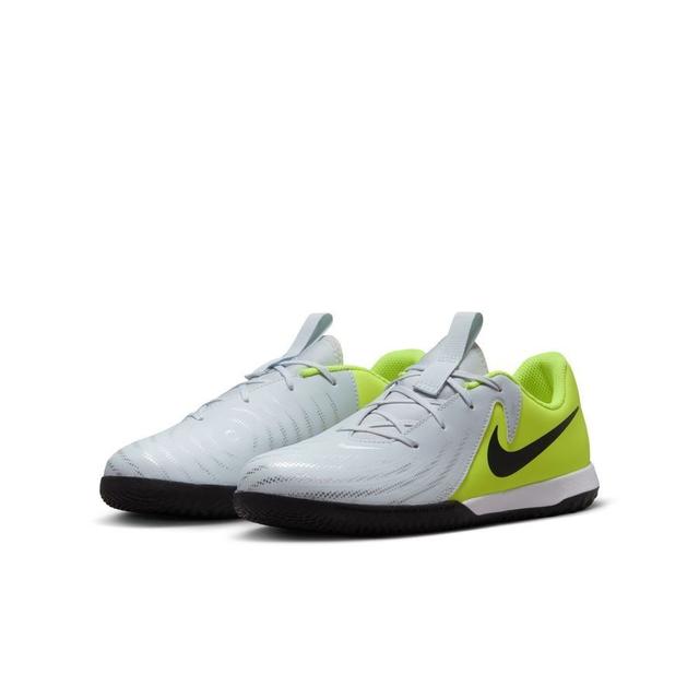 Nike Phantom Gx Ii Academy Ic Mad Voltage - Metallic Silver/black/volt Kids - Indoor (Ic), size 35½ on Productcaster.