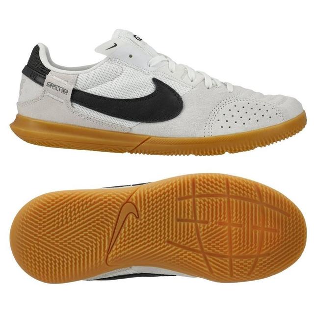 Nike Streetgato IC Small Sided - Hvid/Grøn Børn - Indendørs (IC), størrelse 33½ on Productcaster.