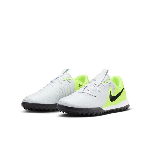 Nike Phantom Gx Ii Academy Tf Mad Voltage - Metallic Silver/black/volt Kids - Turf (Tf), size 37½ on Productcaster.