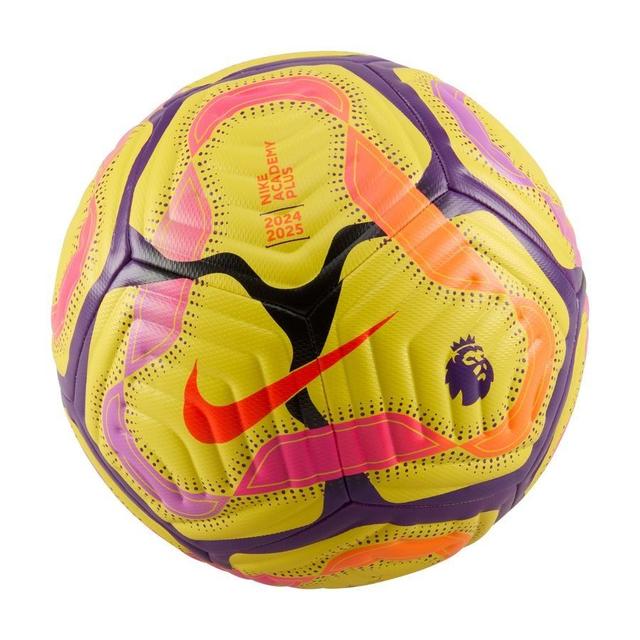 Nike Football Academy Plus Premier League Hi-vis - Yellow/disco Purple/bright Crimson, size Ball SZ. 4 on Productcaster.