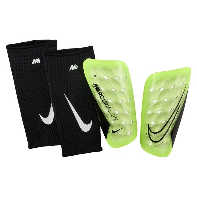 Nike Shin Pads Mercurial Lite Mad Voltage - Volt/black, size X-Large/180-200cm on Productcaster.