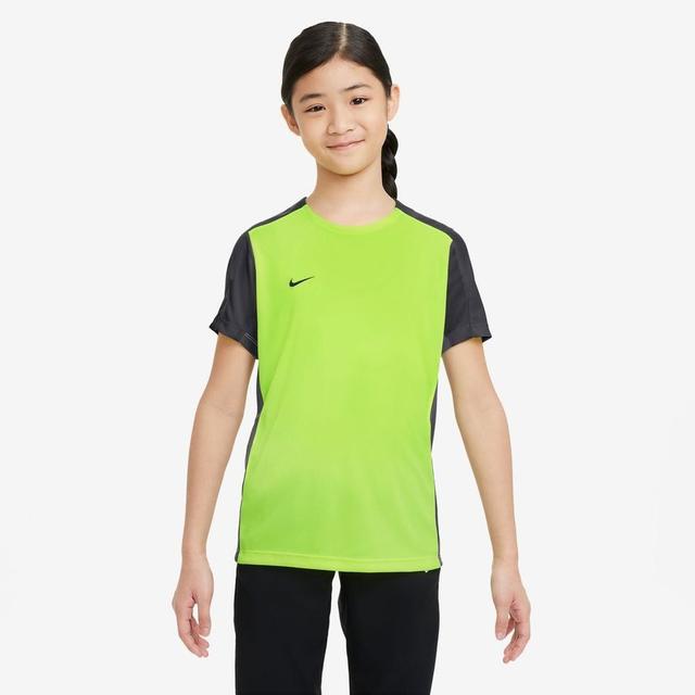 Nike Training T-shirt Dri-fit Strike - Volt/anthracite/black Kids, size XS: 122-128 cm on Productcaster.