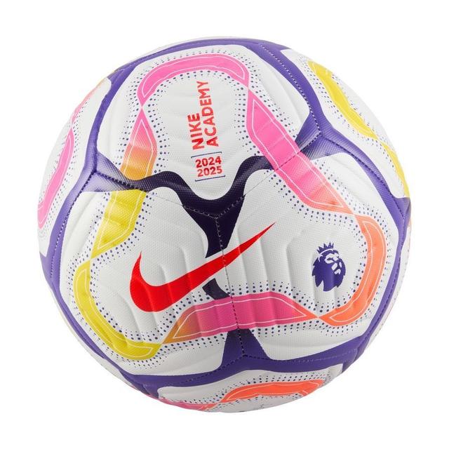 Nike Football Academy Premier League - White/disco Purple/bright Crimson, size Ball SZ. 5 on Productcaster.