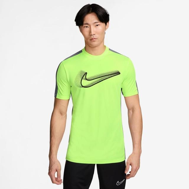 Nike Training T-shirt Dri-fit Academy 23 - Volt/cool Grey/black, size Large on Productcaster.