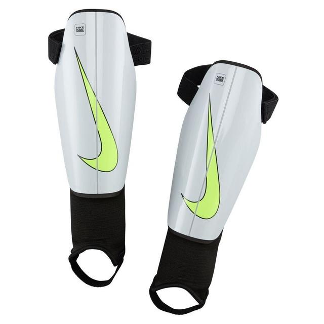 Nike Shin Pads Charge Mad Voltage - Pure Platinum/black/volt, size X-Large/180-200cm on Productcaster.