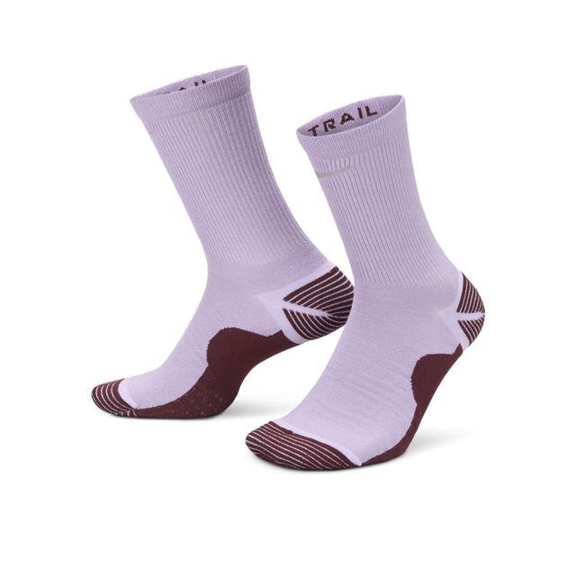 Nike Running Socks Trail Run Crew - Hydrangeas/reflect Silver, size 38½ on Productcaster.