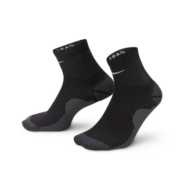 Nike Running Socks Trail Run Ankle - Black/anthracite/reflect Silver, size 46 on Productcaster.