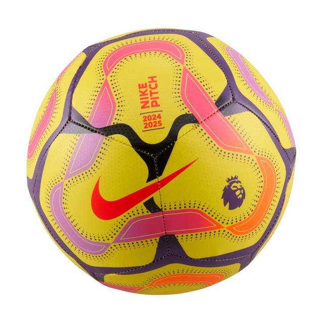 Nike Football Pitch Premier League Hi-vis - Yellow/disco Purple/bright Crimson, size Ball SZ. 4 on Productcaster.