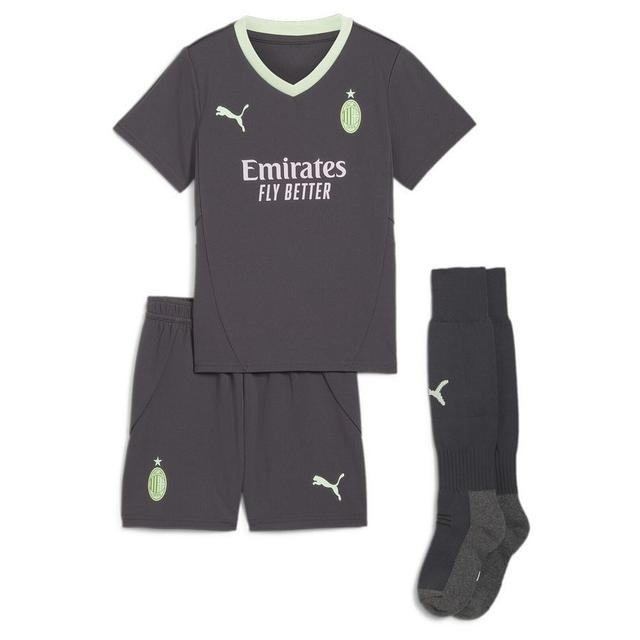 Milan 3e Tenue Mini-kit 2024/25 - Zwart/groen - PUMA, maat YXS/116 cm on Productcaster.