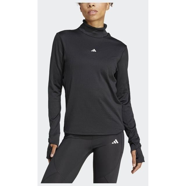 adidas Techfit Cold.Rdy Funnel Neck Long Sleeve Top, størrelse Large on Productcaster.