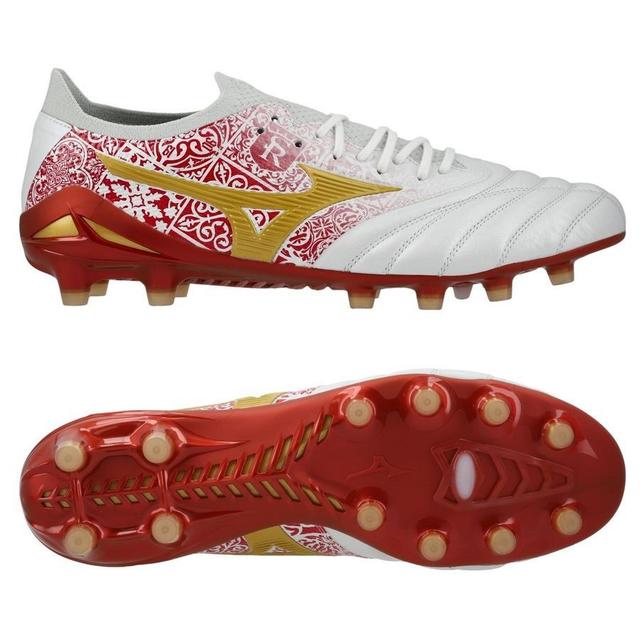 Mizuno Morelia Neo Iv Beta Made In Japan Fg/ag Sergio Ramos 4 Vol. Lll - White/gold/red Limited Edition, size 45 on Productcaster.