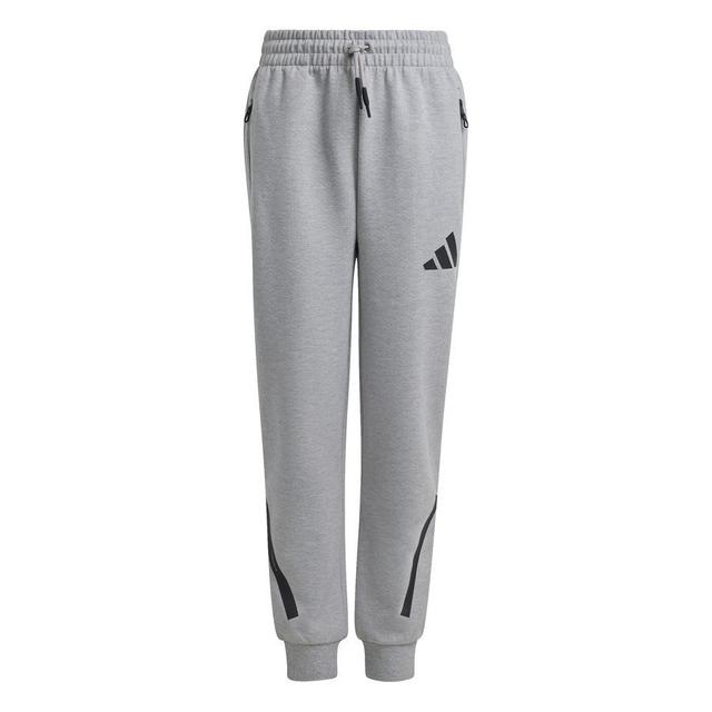 adidas Sweatpants Z.N.E. Tapered - Medium Grey Heather/black Kids, size 140 cm on Productcaster.