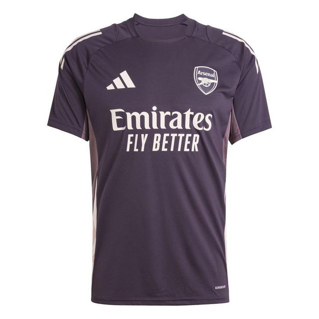 Arsenal Training T-shirt Tiro 24 - Purple - adidas, size X-Small on Productcaster.