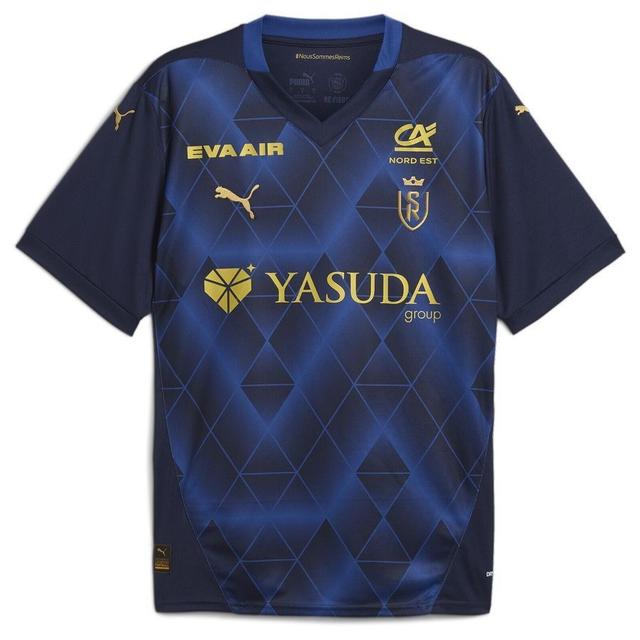 PUMA Stade Reims 2024/25 Vieraspaita - Navy Musta Kulta, koko Small on Productcaster.