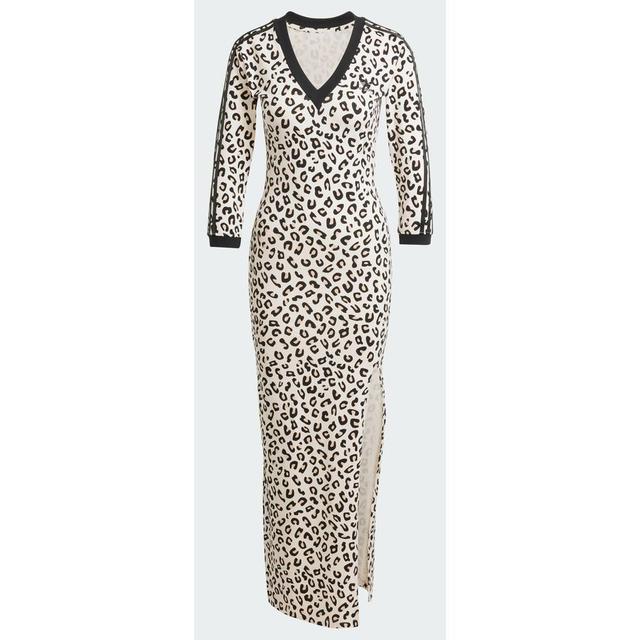 adidas Original Leopard 3-stripes Maxi Dress, størrelse XX-Small on Productcaster.