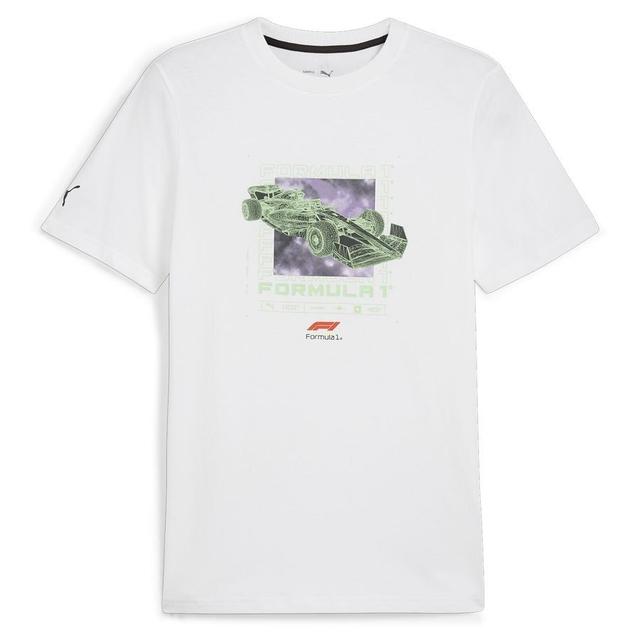 PUMA F1 T-shirt - Blanc, pointure Medium on Productcaster.